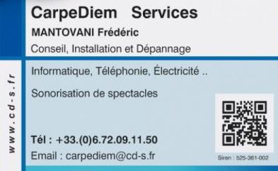 CarpeDiem Service carte visite